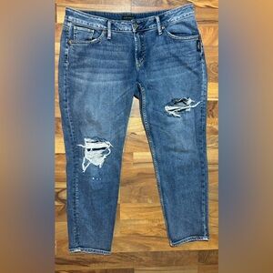 Silver Jeans Women's Boyfriend Jeans - Blue